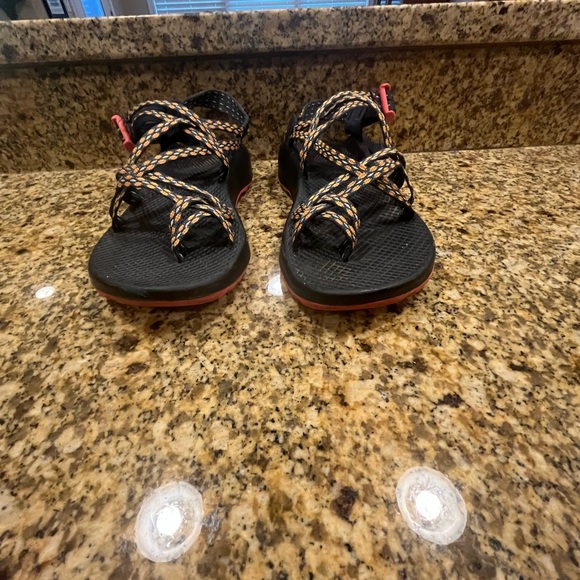 CHACO Womens 9 ZX2 Classic Sandals Hiking Pink Blue Strappy Outdoor Sport - Picture 5 of 9